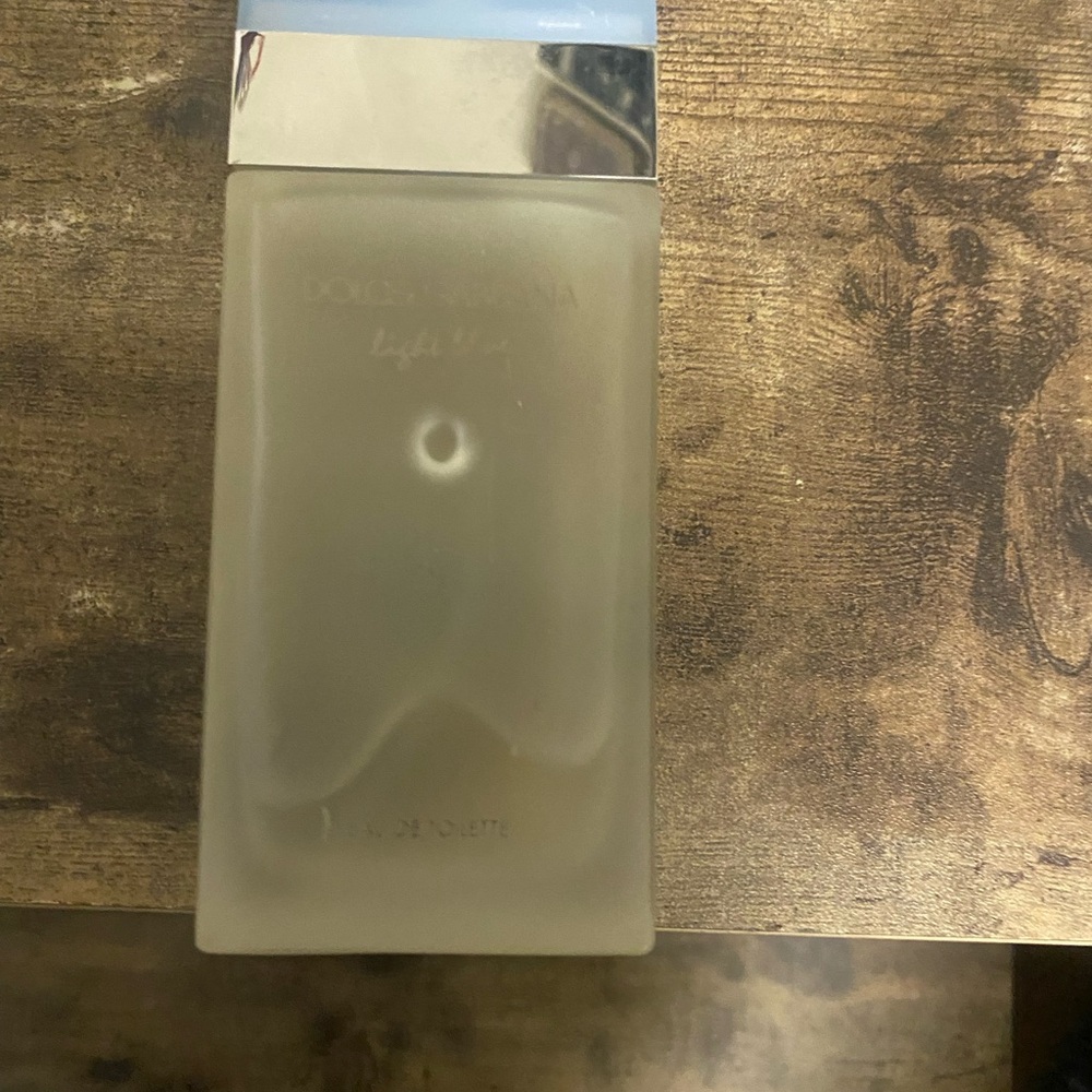 Dolce & Gabbana Frosted Glass Perfume with Silver Cap